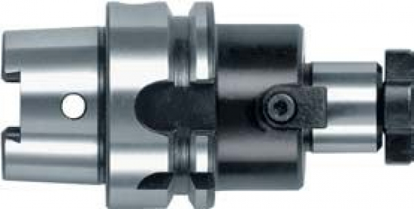 Quernut-Aufsteckdorn DIN 3937 mit Kühlmittelzufuhr HSK63A D=27 A=100