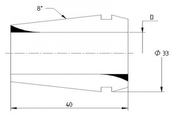 Präzisions-Spannzange ER 32 D=3,0mm