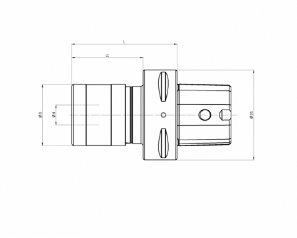 C63 Gewindeschneid- Schnellwechsel Halter Gr. 1