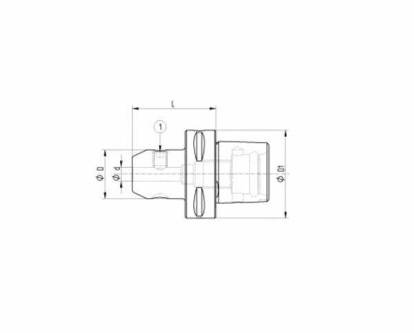 C50 Weldon Zylinderschaftaufnahme Ø 6, L=55